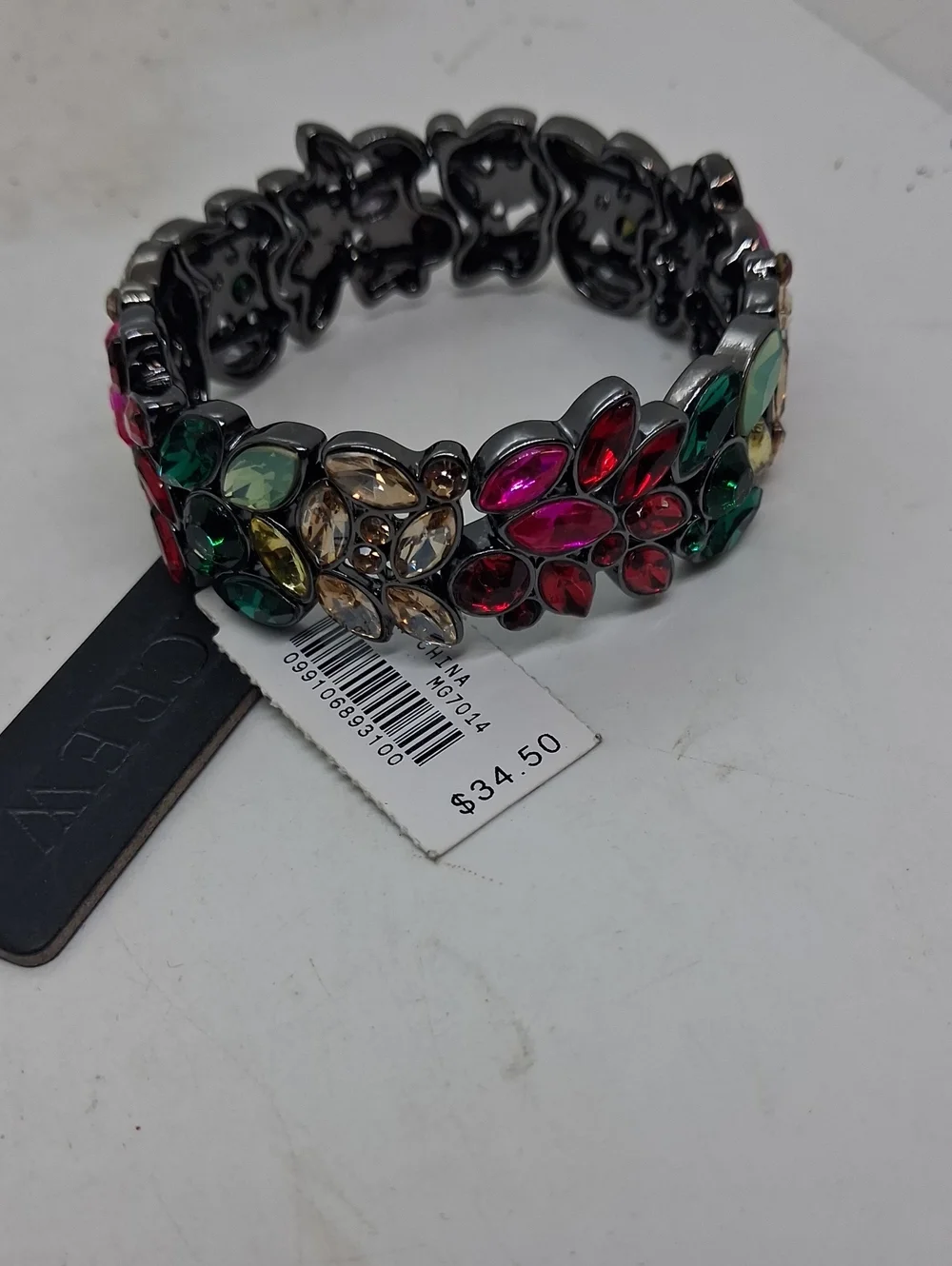 NWT J. Crew Blue White Gold Beaded & Multi-Color Floral Bracelet Set